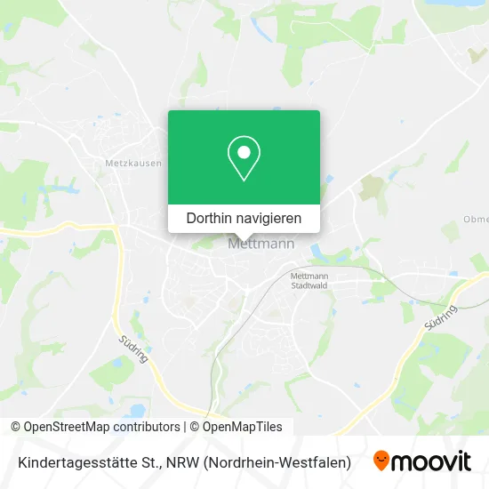 Kindertagesstätte St. Karte