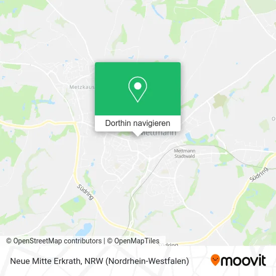 Neue Mitte Erkrath Karte