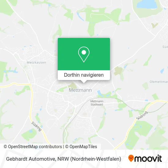 Gebhardt Automotive Karte