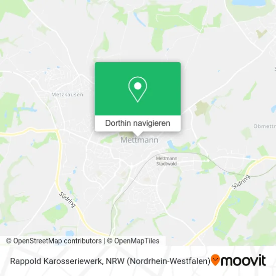 Rappold Karosseriewerk Karte