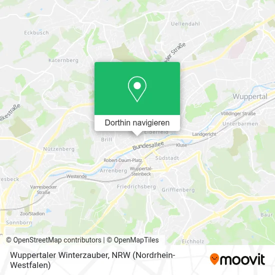 Wuppertaler Winterzauber Karte