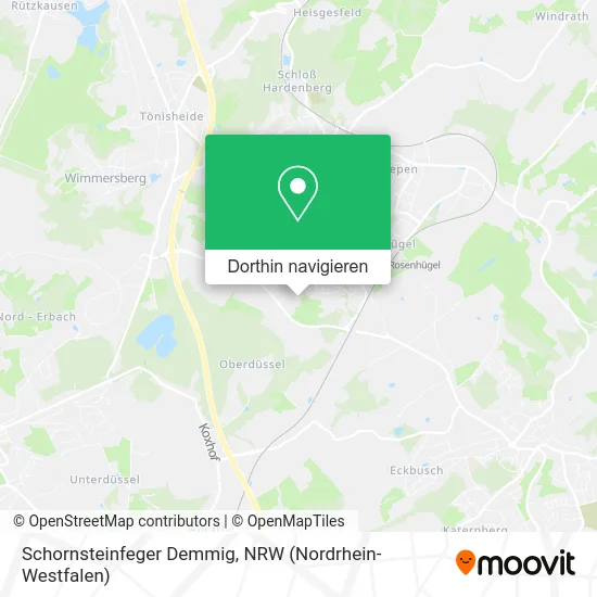 Schornsteinfeger Demmig Karte