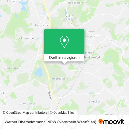 Werner Oberheidtmann Karte