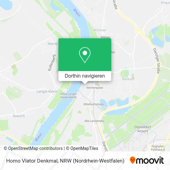 Homo Viator Denkmal Karte