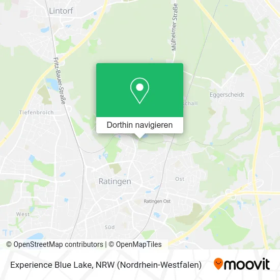 Experience Blue Lake Karte