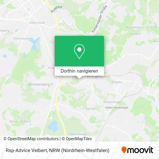 Rsp-Advice Velbert Karte