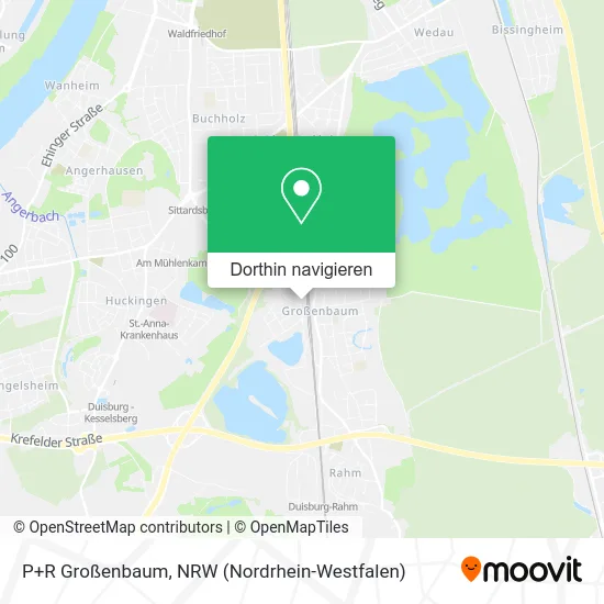 P+R Großenbaum Karte