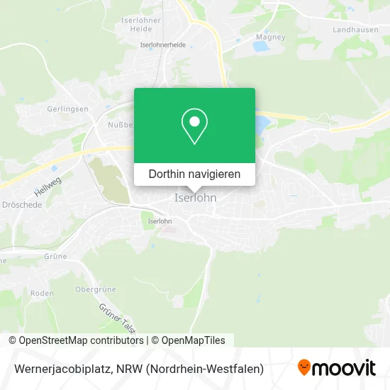 Wernerjacobiplatz Karte