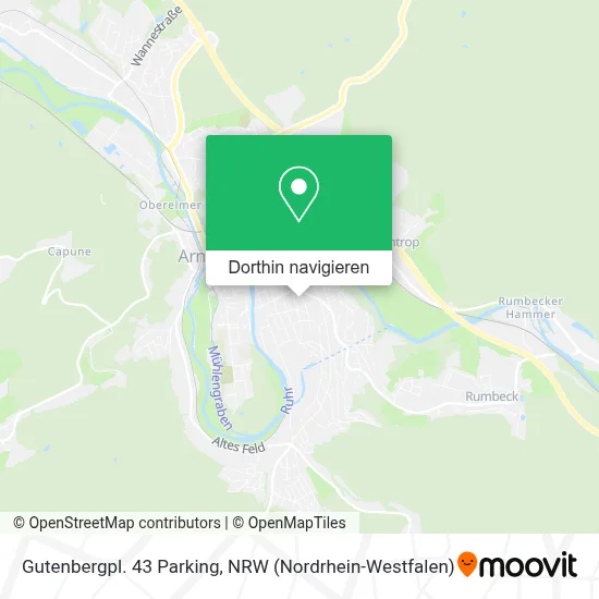 Gutenbergpl. 43 Parking Karte