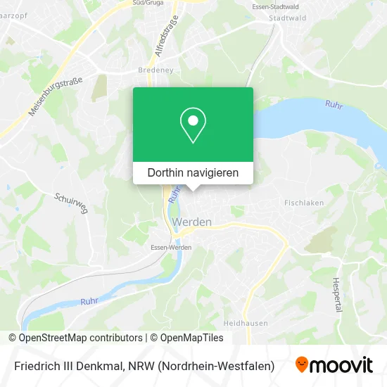 Friedrich III Denkmal Karte