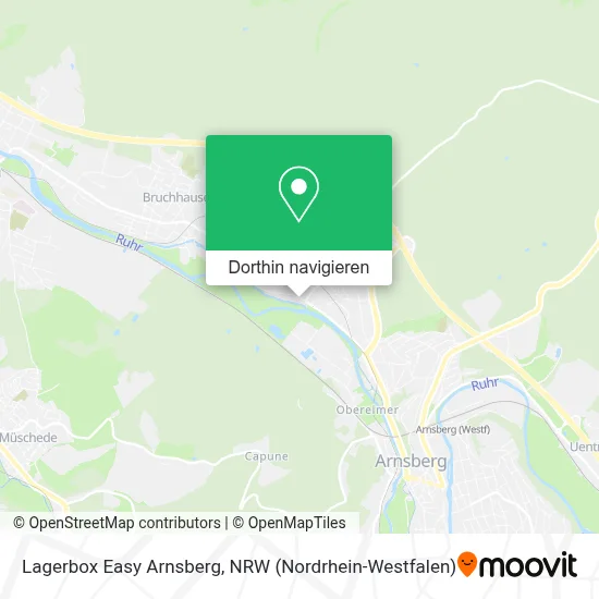 Lagerbox Easy Arnsberg Karte