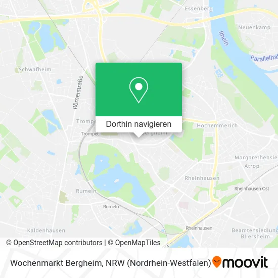 Wochenmarkt Bergheim Karte