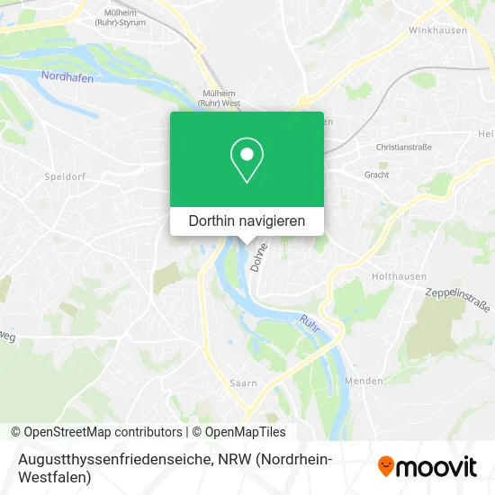 Augustthyssenfriedenseiche Karte