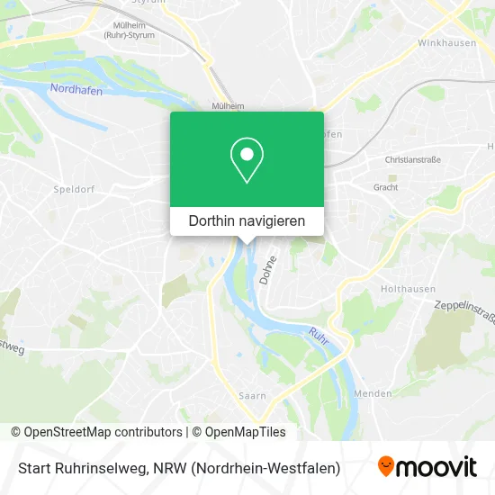 Start Ruhrinselweg Karte