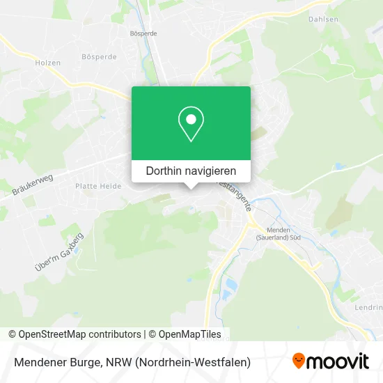 Mendener Burge Karte
