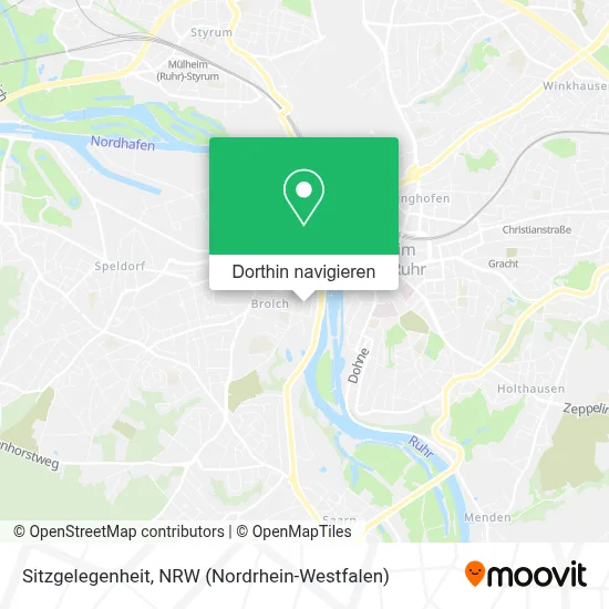 Sitzgelegenheit Karte