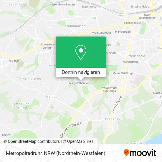 Metropolradruhr Karte