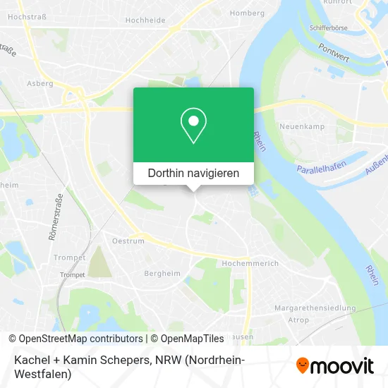 Kachel + Kamin Schepers Karte