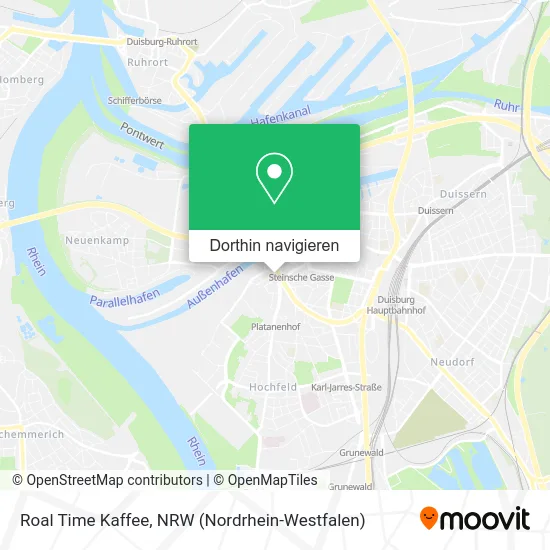 Roal Time Kaffee Karte