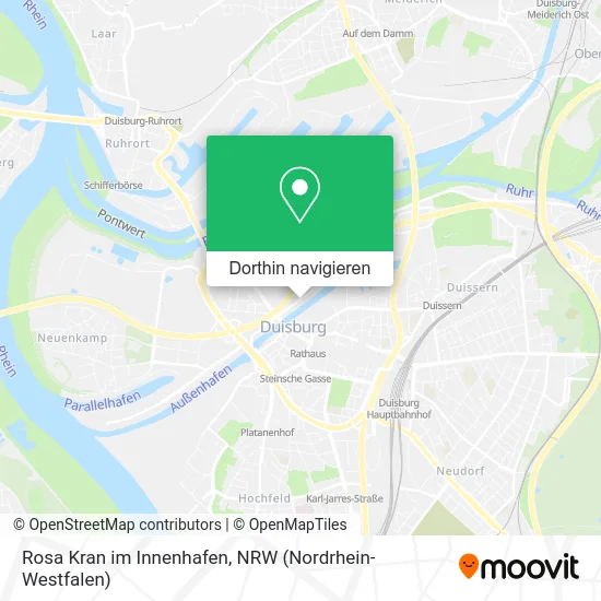 Rosa Kran im Innenhafen Karte