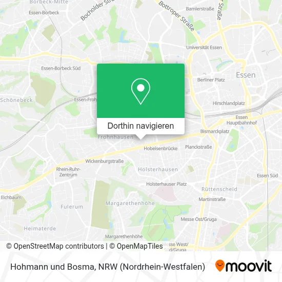 Hohmann und Bosma Karte