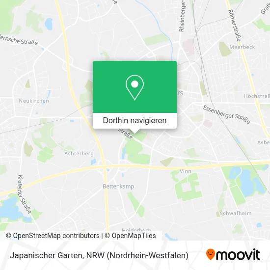 Japanischer Garten Karte