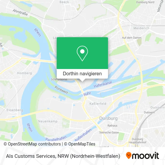 Als Customs Services Karte