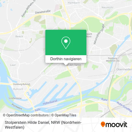 Stolperstein Hilde Daniel Karte