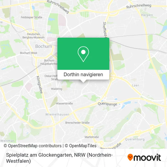 Spielplatz am Glockengarten Karte