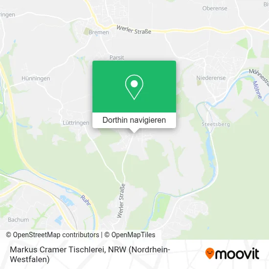 Markus Cramer Tischlerei Karte