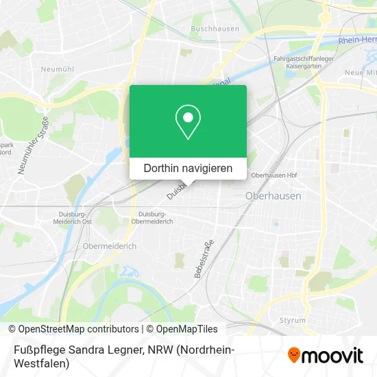 Fußpflege Sandra Legner Karte