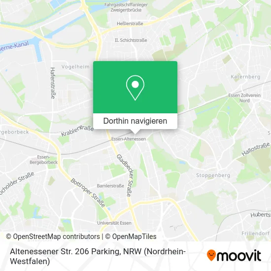 Altenessener Str. 206 Parking Karte