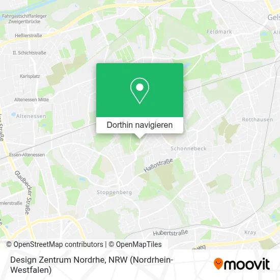 Design Zentrum Nordrhe Karte