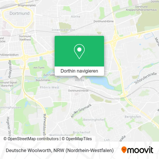 Deutsche Woolworth Karte