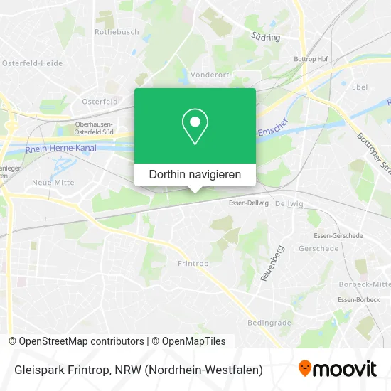 Gleispark Frintrop Karte