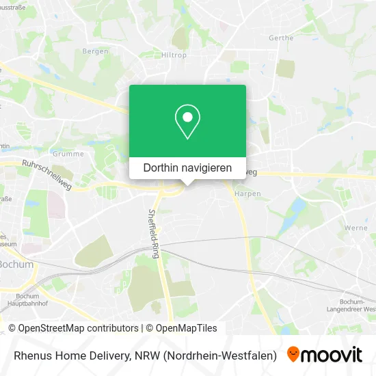 Rhenus Home Delivery Karte