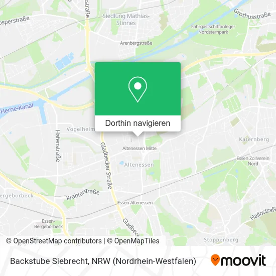 Backstube Siebrecht Karte