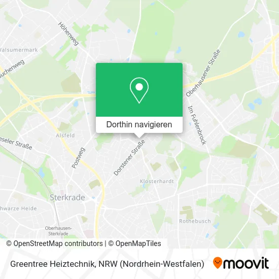 Greentree Heiztechnik Karte