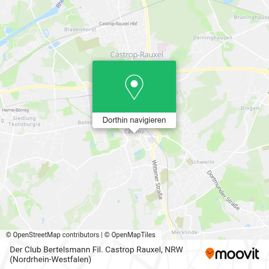 Der Club Bertelsmann Fil. Castrop Rauxel Karte