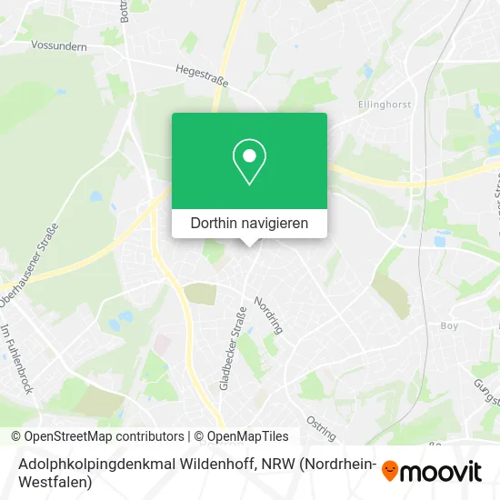 Adolphkolpingdenkmal Wildenhoff Karte