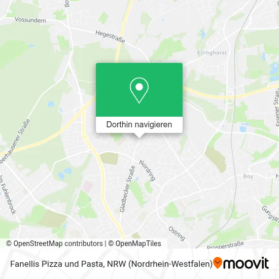 Fanellis Pizza und Pasta Karte