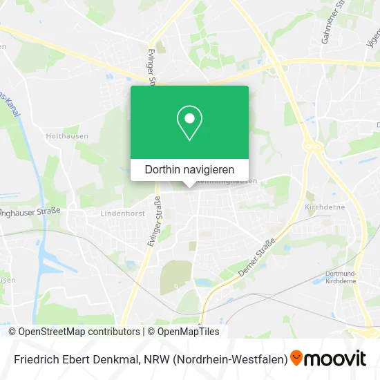 Friedrich Ebert Denkmal Karte