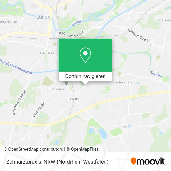 Zahnarztpraxis Karte