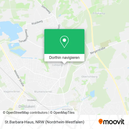 St.Barbara-Haus Karte