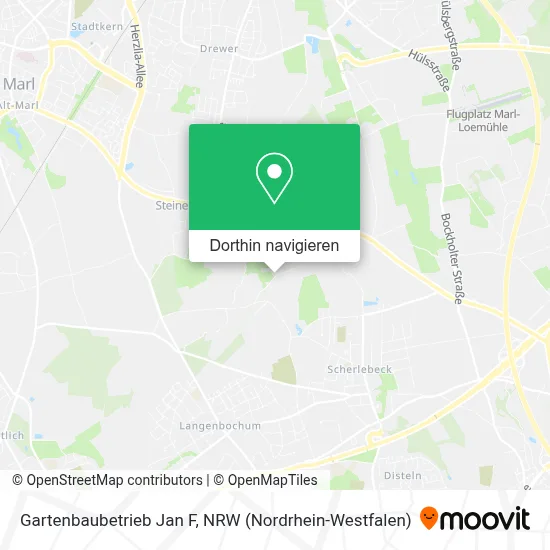 Gartenbaubetrieb Jan F Karte