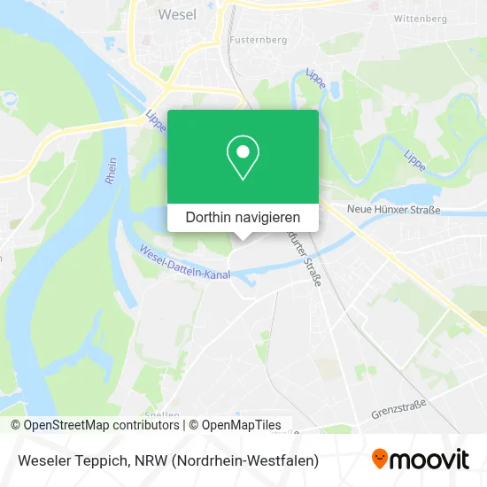 Weseler Teppich Karte