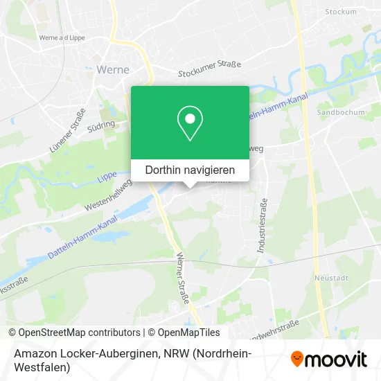 Amazon Locker-Auberginen Karte