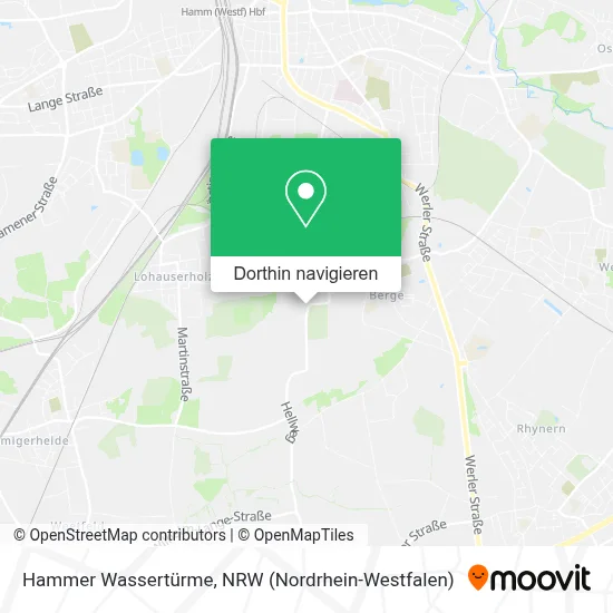 Hammer Wassertürme Karte