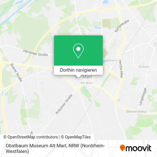 Obstbaum Museum Alt Marl Karte