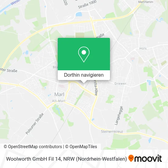 Woolworth GmbH Fil 14 Karte